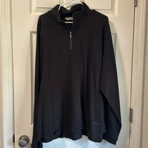 Men’s Indigo Palms Denim co zippered pullover. Black. Size XXL